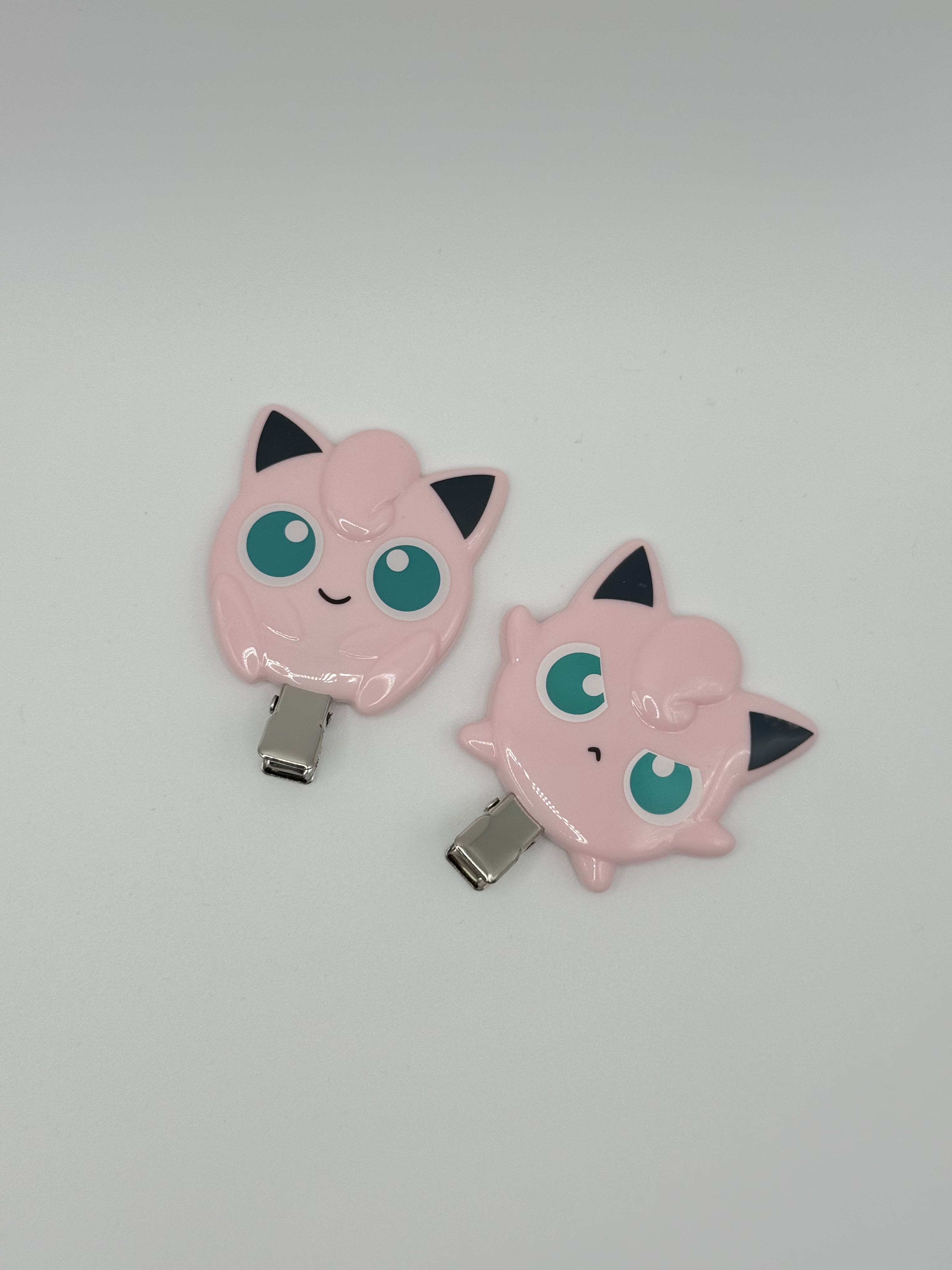 Pokemon Hair Clip Set Jigglypuff Hair Accessories