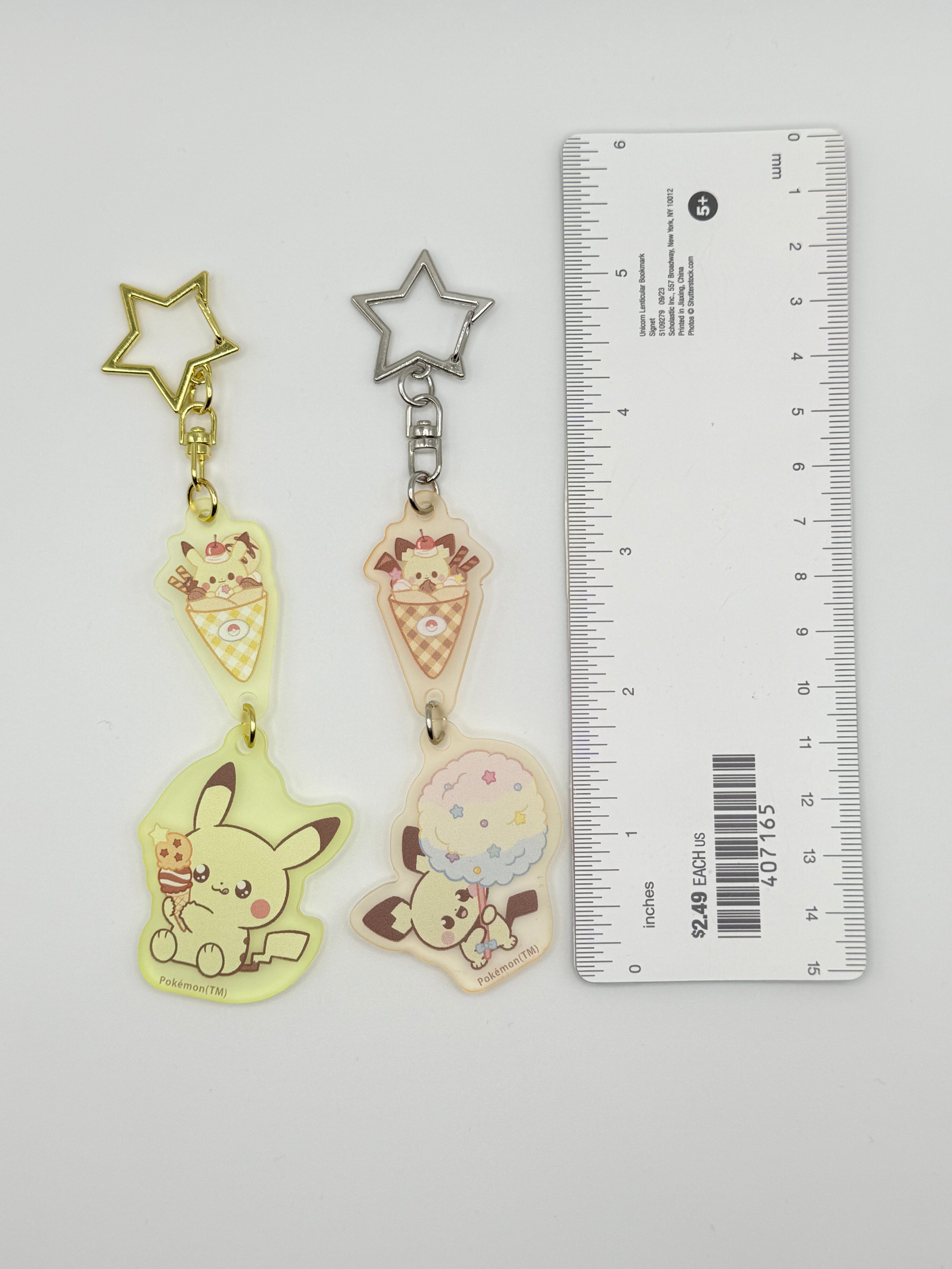 Pokemon Acrylic Keychain Set - Pichu
