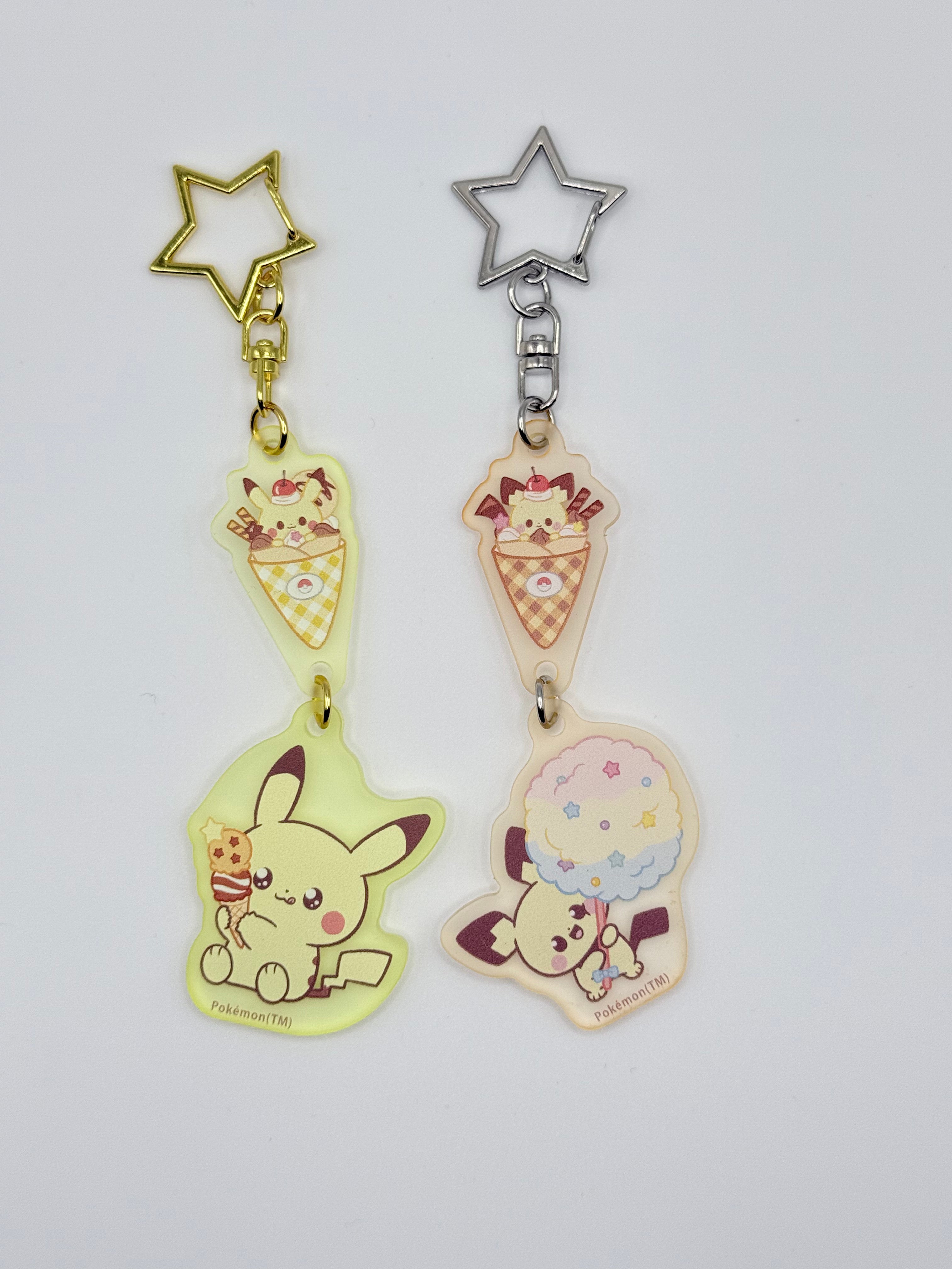 Pokemon Acrylic Keychain Set - Pichu