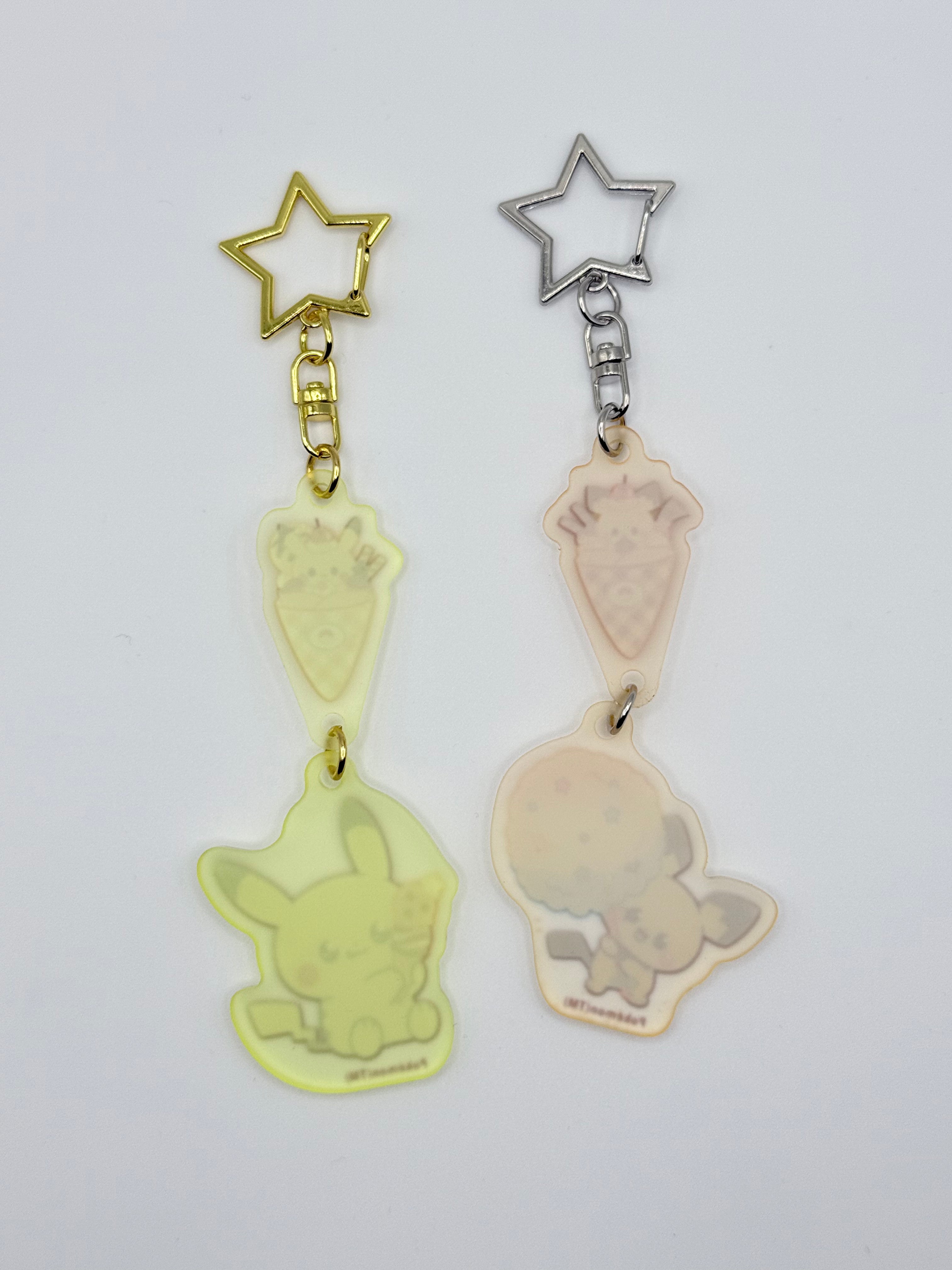 Pokemon Acrylic Keychain Set - Pichu