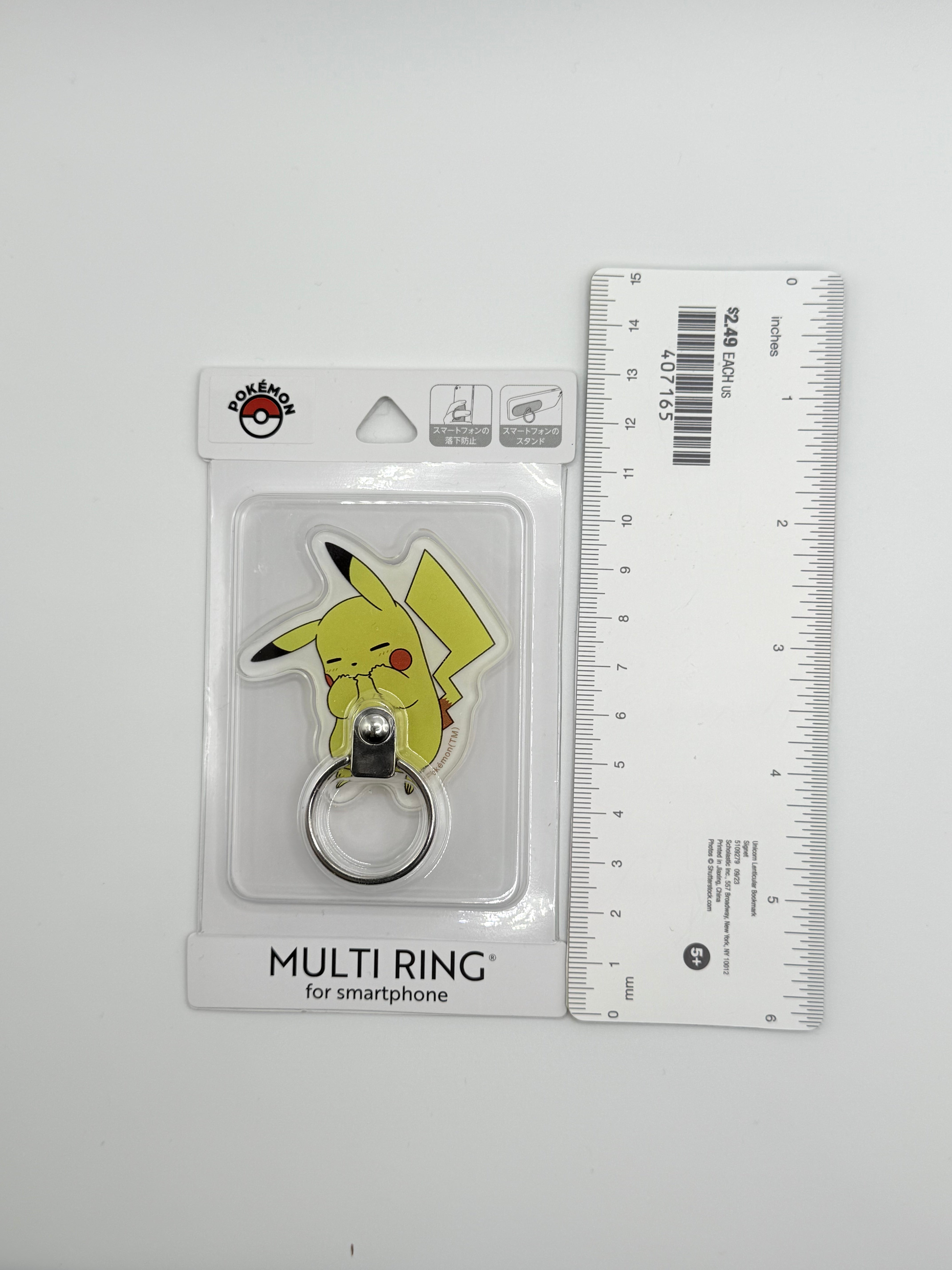 Pokemon Pikachu Multi Ring