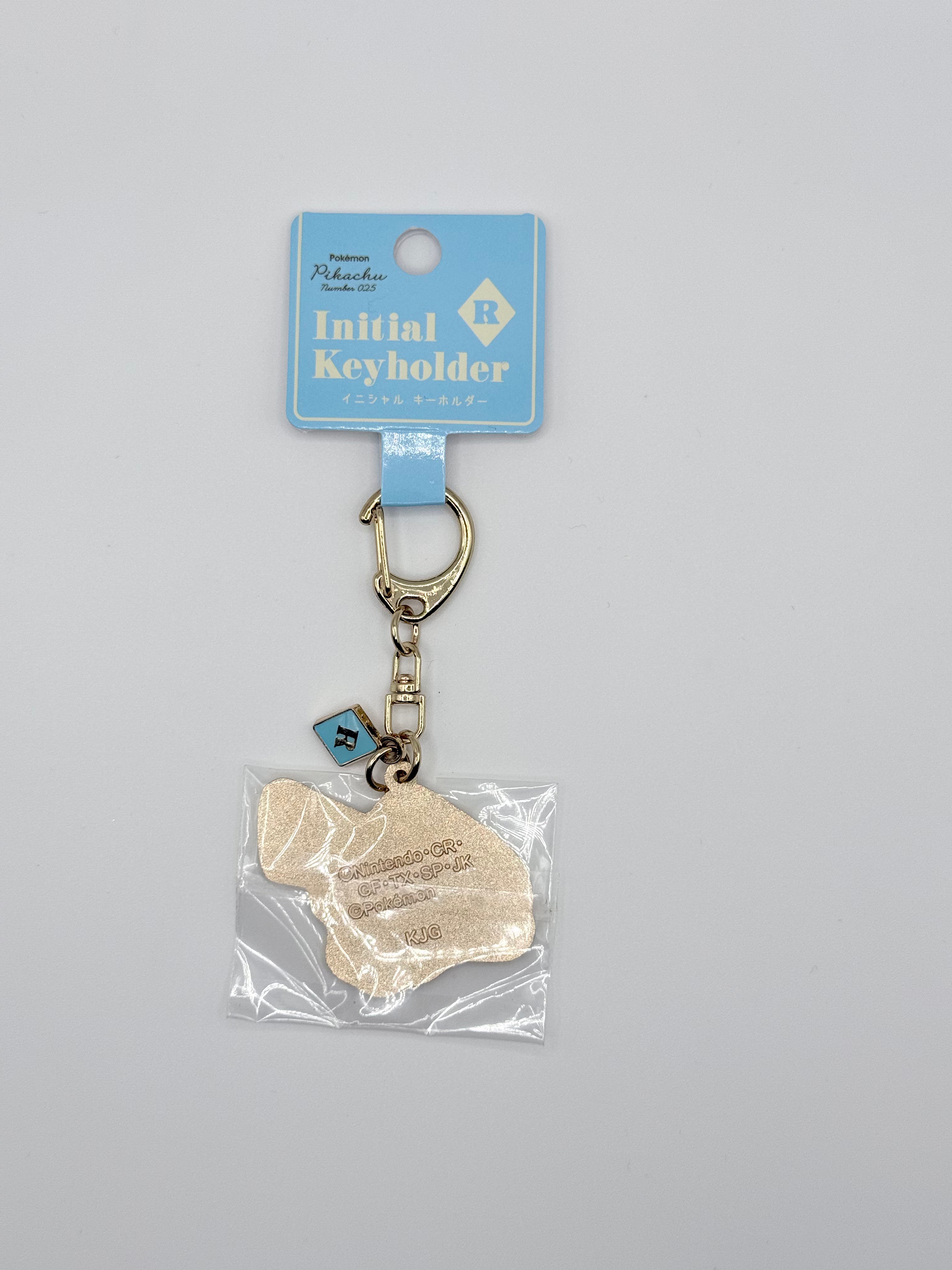 Pokemon Pikachu Initials Keychain (Letter R)