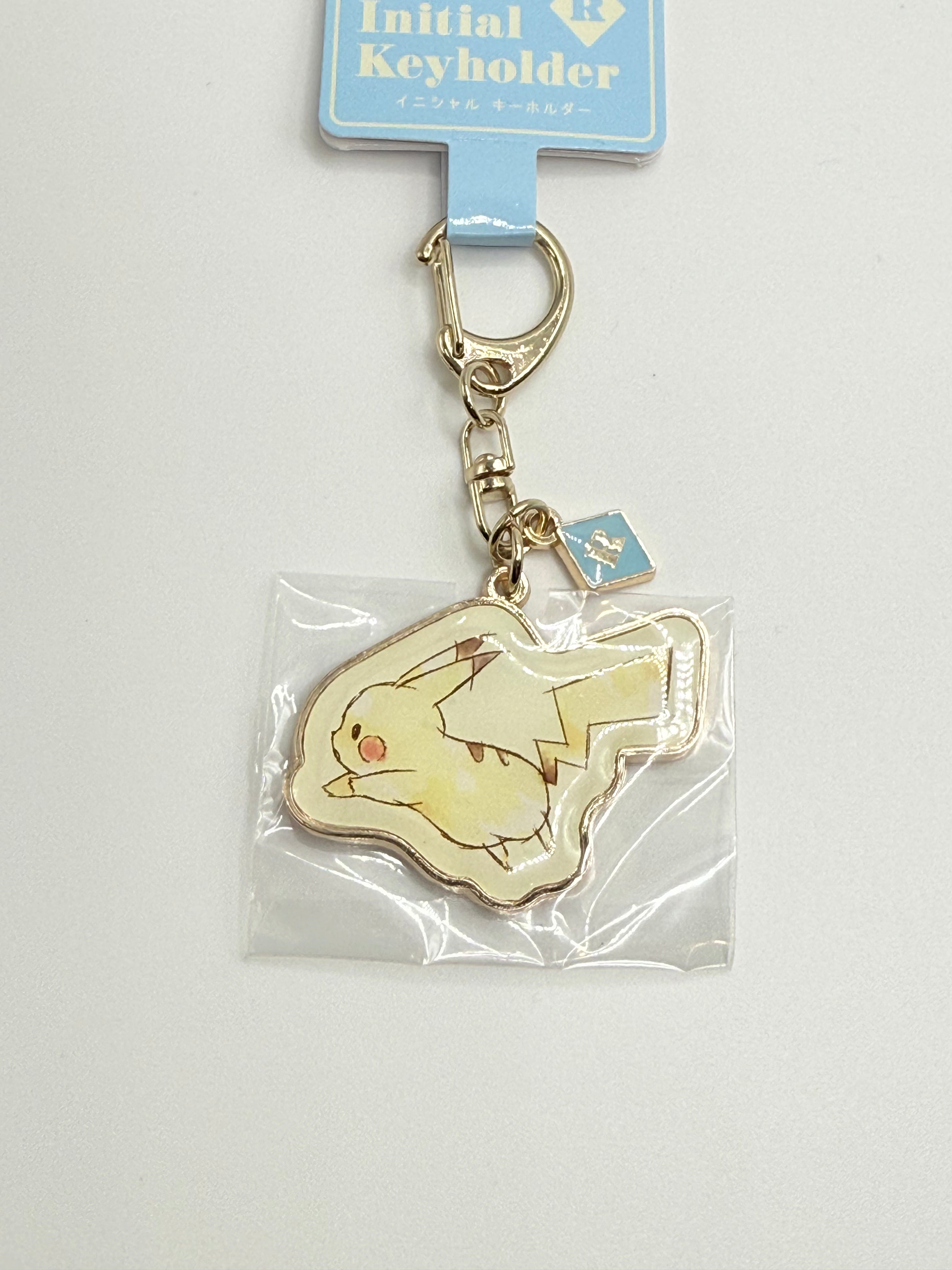 Pokemon Pikachu Initials Keychain (Letter R)