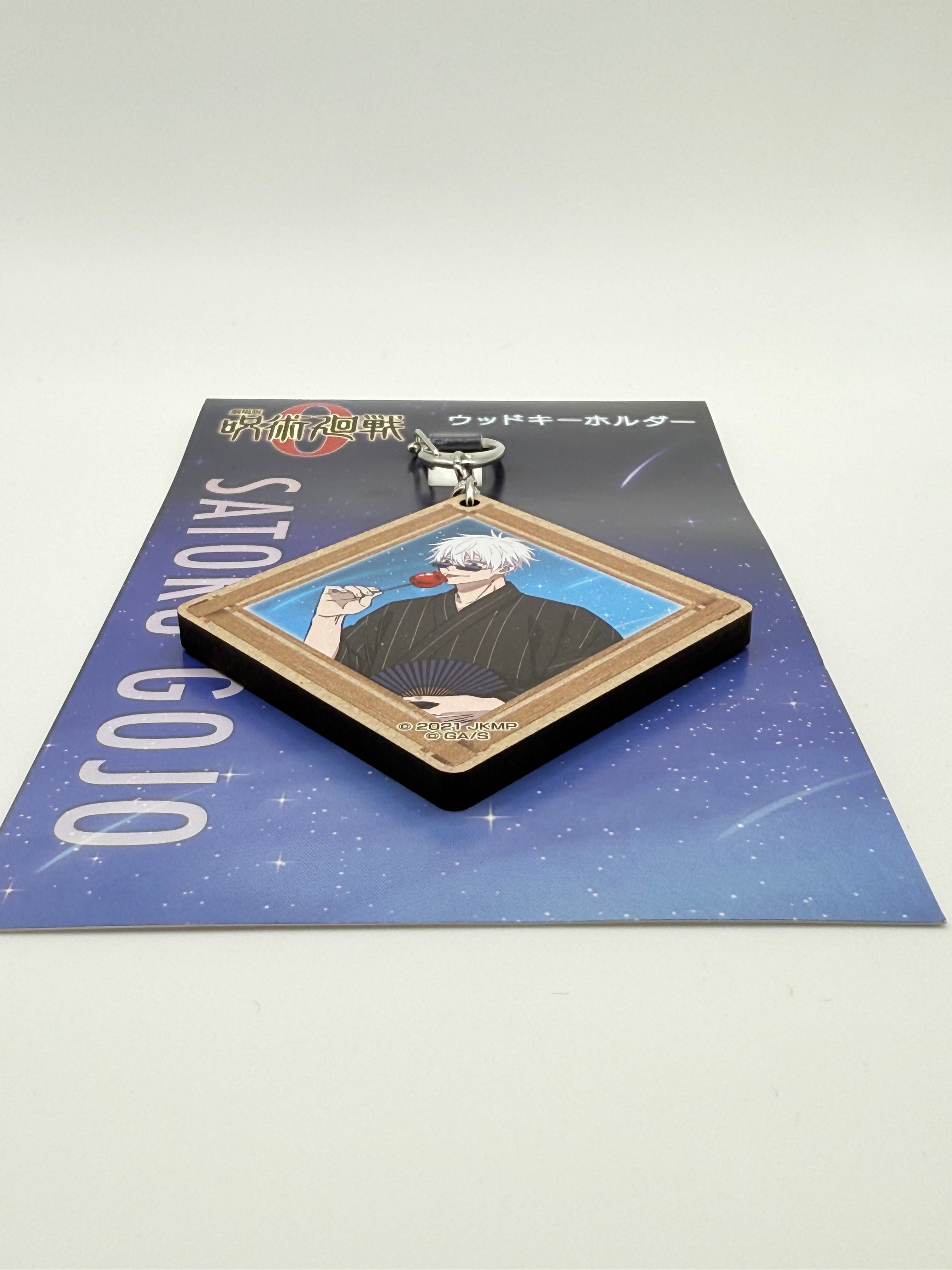 Gojo Satoru Yukata Wood Keychain