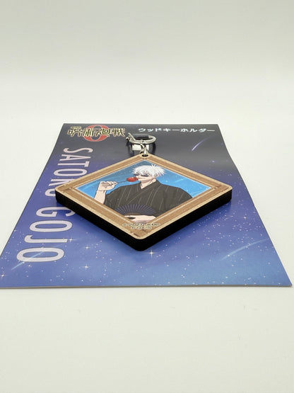 Gojo Satoru Yukata Wood Keychain