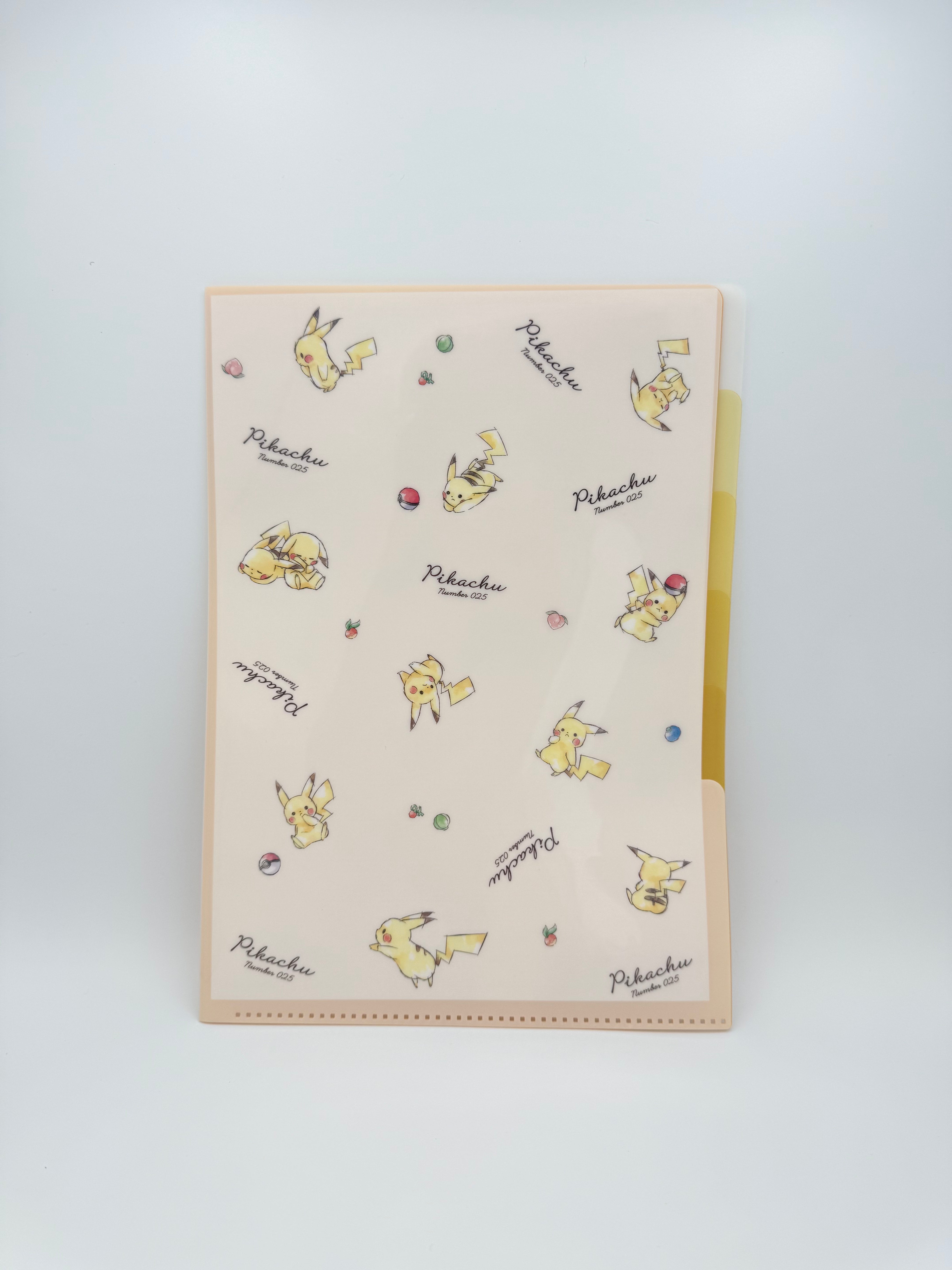 Pokemon Pikachu 5 Index Clear File Limited Edition