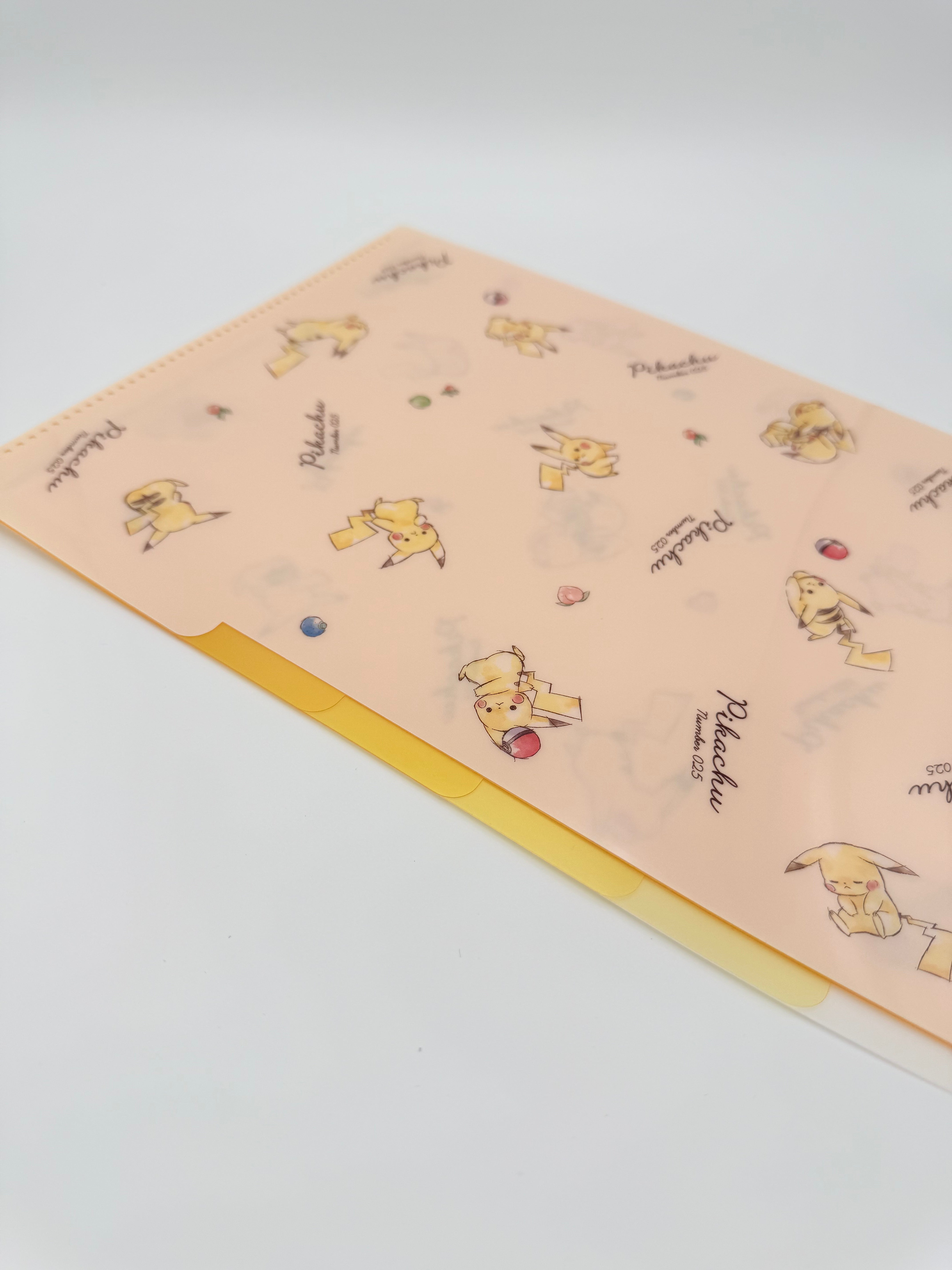 Pokemon Pikachu 5 Index Clear File Limited Edition