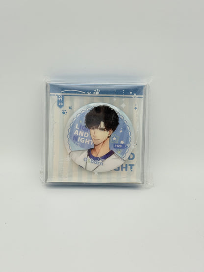 光与夜之恋 线条小狗徽章 萧逸Light and Night – Xiao Yi Badge
