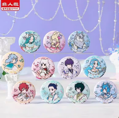 非人哉 梦蝶系列 徽章盲盒/Non Human Badge Blind Box